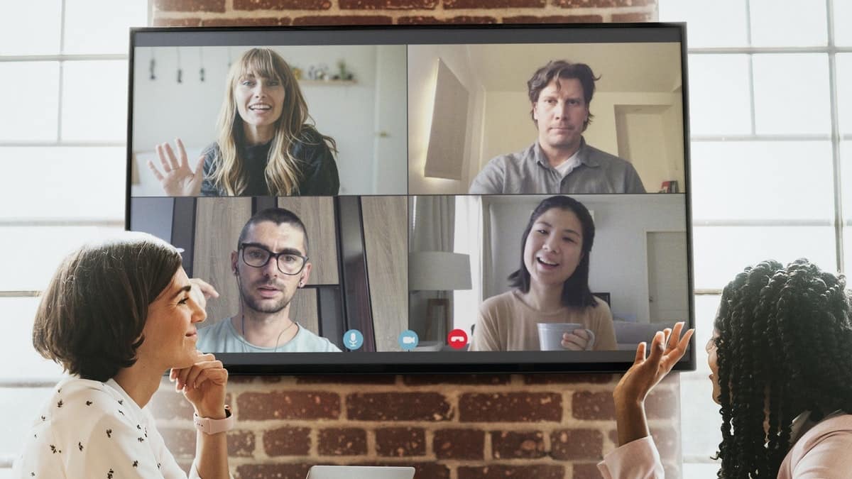 remote team zoom meeting