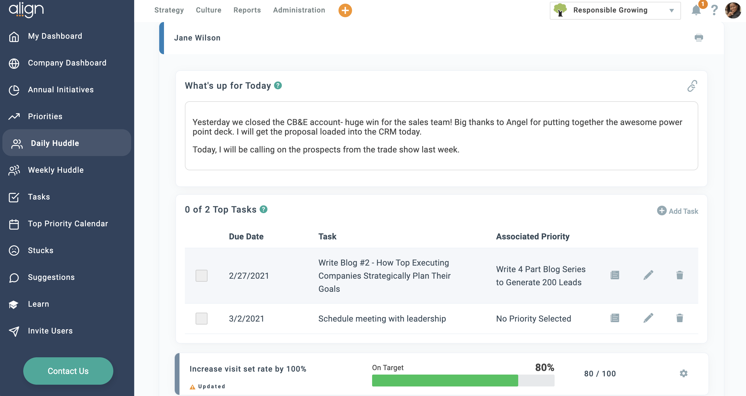 align-daily-huddle-new-ui